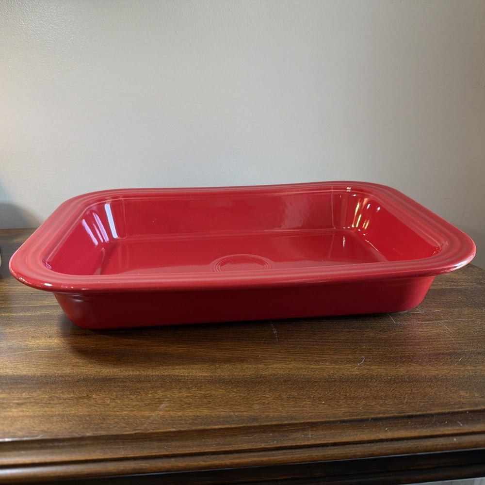 Fiesta Red Rectangular Baker - Picture 6 of 8